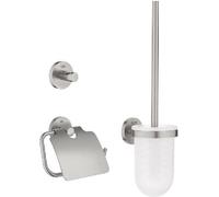 Grohe QuickFix Start - WC-Accessoires-Set 3 in 1, Supersteel