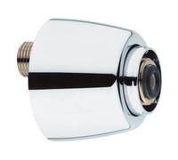 GROHE Pièce de rechange, raccord excentrique avec arrêt, thermostatiques | Métal chromé, robinet d'équerre pour couper l'arrivée d'eau, remplacement facile, universel (chrome, 12051000)