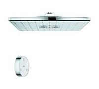 Grohe Rainshower 26643000 carré, avec télécommande, 2 types de jets, chromé