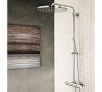 Grohe Rainshower 400 système de douche 27174001 chromé , avec thermostat mural avec aquadimmer