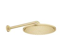 Grohe Rainshower Cosmopolitan 310 Set de douche de tête, bras de douche 380mm inclus, 26066GN0, Couleur: lever de soleil frais brossé