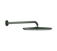 Grohe Rainshower Cosmopolitan 310 Set de douche de tête, bras de douche 380mm inclus, 26066AL0, Couleur: graphite dur brossé
