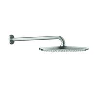 GROHE Douche de tête Rainshower Cosmopolitan 26066DC0 ronde 31x31 cm SuperSteel avec bras 380 mm