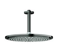 Grohe Rainshower douche à effet de pluie avec bras 31x31 cm ronde Hard Graphite 26067A00