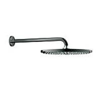 Grohe Rainshower Cosmopolitan douche de tête 26066A00 graphite dur, avec bras de douche, 380 mm