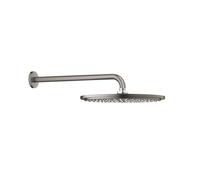 Grohe Rainshower douche à effet de pluie avec bras 31x31 cm ronde Brushed Hard Graphite 26066AL0