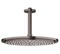Grohe Rainshower Cosmopolitan - Douche de tête 310, bras de douche 14 cm, un jet, graphite foncé 26067A00