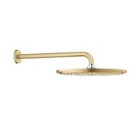Grohe Rainshower Cosmopolitan - Douche de tête Cosmopolitan 310 avec bras de 38 cm, 1 jet, Cool Sunrise brossé 26066GN0
