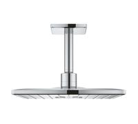 GROHE Douche à effet de pluie Rainshower SmartActive Cube 31×31 cm carrée StarLight Chrome 26481000