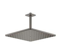 Grohe Rainshower douche à effet de pluie avec bras 31x31 cm carrée Brushed Hard Graphite 26566AL0