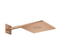 Grohe Rainshower douche à effet de pluie avec bras 31x31 cm carrée Brushed Warm Sunset 26479DL0