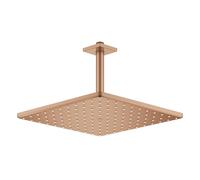 Grohe Rainshower douche à effet de pluie avec bras 31x31 cm carrée Brushed Warm Sunset 26566DL0