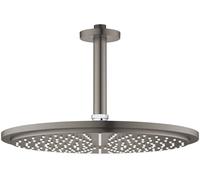 Grohe Rainshower douche à effet de pluie avec bras 31x31 cm ronde Brushed Hard Graphite 26067AL0