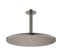 Grohe Rainshower douche à effet de pluie avec bras 31x31 cm ronde Brushed Hard Graphite 26560AL0