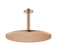 Grohe Rainshower douche à effet de pluie avec bras 31x31 cm ronde Brushed Warm Sunset 26560DL0