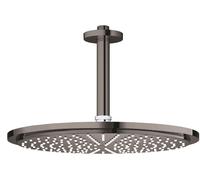 Grohe Rainshower douche à effet de pluie avec bras 31x31 cm ronde Hard Graphite 26067A00