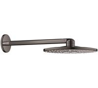 Grohe Rainshower douche à effet de pluie avec bras 31x31 cm ronde Hard Graphite 26475A00