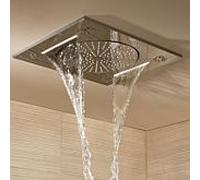 Grohe Rainshower douche de tête 27939001 38, 2000 x 45,6 cm, avec 3 types de jets, chromé