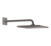 GROHE Douche à effet de pluie Rainshower 31×31 cm carrée avec bras – Hard Graphite 26564A00