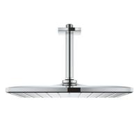 Grohe Rainshower - Douche de tête 310 Mono Cube 9,5 l/min, 1 jet, bras de douche de plafond 14 cm, chrome 26566000