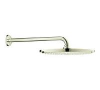 Grohe Rainshower Douche de tête cosmopolite 26066BE0 nickel poli, avec bras de douche, 380 mm