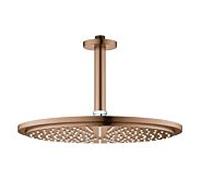 Grohe Rainshower Douche de tête cosmopolite 26067DL0 coucher de soleil chaud brossé, raccordement au plafond 142mm