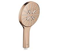 Grohe Rainshower douchette 26574DL0 coucher de soleil chaud brossé, 3 types de jets, pomme de douche