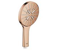 Grohe Rainshower douchette 26574DA0 coucher de soleil chaud, 3 types de jets, pommeau de douche