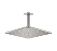 GROHE Rainshower Mono 310 Cube Douche de tête - 31x31cm - 1 jet - bras de plafond 14,2cm - supersteel 26566dc0