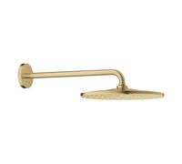 GROHE Rainshower Mono 310 Ensemble de Douche de Tête, Or Brossé, 26558GN0 | PureRain, tête 310 mm, bras mural 422 mm, SpeedClean, PVD LongLife
