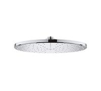 GROHE Rainshower Mono, douche de tête 1 type de jet, jet de pluie doux pour | Douche de tête avec buses anticalcaire, poignée fraîche, montage facile, surface facile à entretenir (chrome, 26562000)