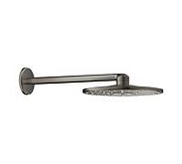 Grohe Rainshower set de douche de tête 26475AL0 graphite dur brossé, bras de douche 430 mm, 2 types d'acier
