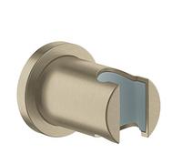 Grohe Rainshower , Shower Holder Brushed Nickel | Support mural pour douchettes, compatible barres de douche courantes, finition soignée, entretien facile (nickel, 27074EN0)