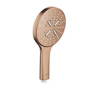 GROHE Pommeau de douche Rainshower 26574DL0 – 3 jets – 9,5 l/min – Warm Sunset brossé