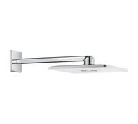 GROHE Rainshower SmartActive 310 Cube Douche de tête - 31cm - 2 types de jets - bras mural 43cm - moon white/chrome 26479ls0
