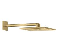 GROHE Douche de tête Rainshower 31x31 cm, bras 43 cm, 2 jets – Cool Sunrise brossé