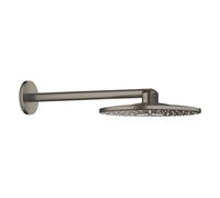 GROHE Rainshower SmartActive 310 Douche de tête - 31cm - 2 types de jets - bras mural 43cm - graphite dur brossé 26475al0