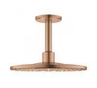 GROHE Douche à effet de pluie Rainshower 26477DL0 – 31 x 31 cm ronde – Warm Sunset brossé