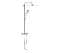 Grohe Rainshower SmartActive 310 Système de douche avec mitigeur thermostatique, avec douche de tête et douchette à main 3 jets, montage mural, 26649000