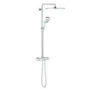 Grohe Rainshower ensemble de douche mural avec thermostat StarLight Chrome 26652000
