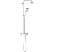 Grohe Rainshower SmartActive 310 Système de douche avec mitigeur thermostatique, pour montage mural, GROHE EcoJoy, 26652000