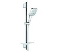 Grohe Rainshower SmartActive Cube 130 set de douche 26584000 chromé , barre de douche 600 mm, 3 modes de jet, limiteur de débit 9,5 l / min