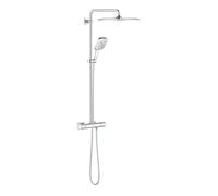Grohe Rainshower SmartActive Cube - Colonne de douche 310 avec mitigeur thermostatique, 9,5 l/min, 3 jets, chrome 26652000