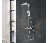 Grohe Rainshower SmartActive 310 Système de douche avec mitigeur thermostatique, pour montage mural, GROHE EcoJoy, 26652000