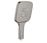Grohe Rainshower SmartActive Cube - Douche de tête 130 9,5 l/min, 3 jets, Hard Graphite brossé 26582AL0