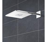 GROHE Douche de tête Rainshower SmartActive 310 Cube 31x31cm carrée 2 jets StarLight Chrome 26479LS0