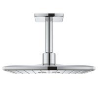 GROHE Douche à effet de pluie Rainshower SmartActive Cube 31×31 cm carrée StarLight Chrome 26481000