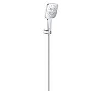 Grohe Ensemble de douche mural Rainshower StarLight Chrome 26589000 3 jets, limiteur 9,5 l/min