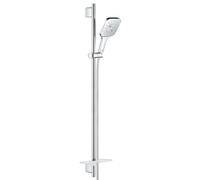 Grohe Rainshower SmartActive Cube - Set de douche de tête 130, 3 jets, barre 90 cm et flexible, chrome 26586000