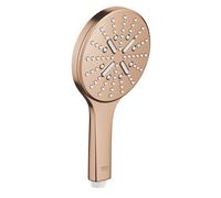 GROHE Pommeau de douche Rainshower 26574DL0 – 3 jets – 9,5 l/min – Warm Sunset brossé